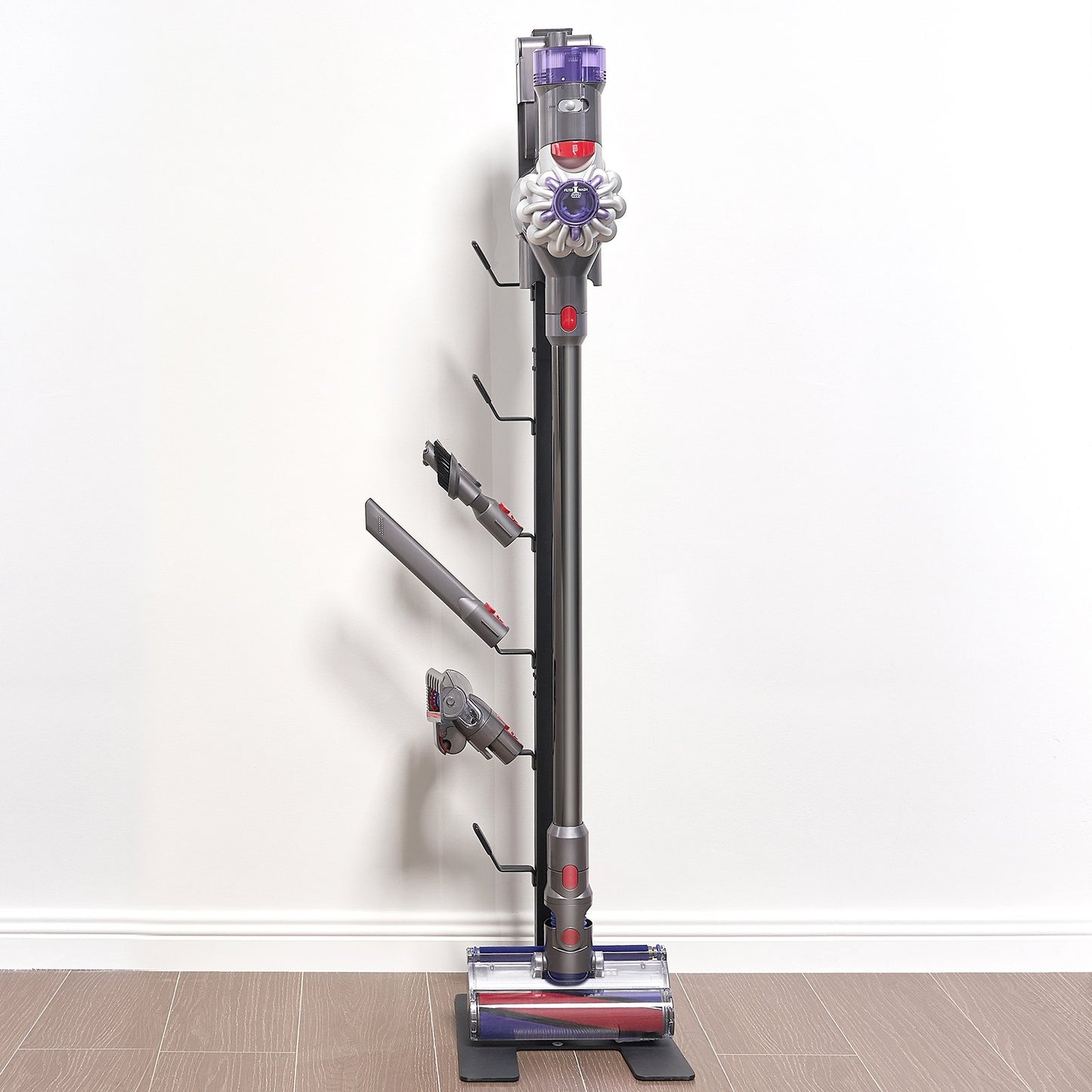 Vacuum Stand, Compatible With Dyson V6 V7 V8 V10 V11 V15, Stable Vacuum Stand Holder with 6 Hooks for Dyson DC30 DC31 DC34 DC35 DC58 DC59 DC62 D74 Cordless Upright Vacuum Cleaners & Accessories