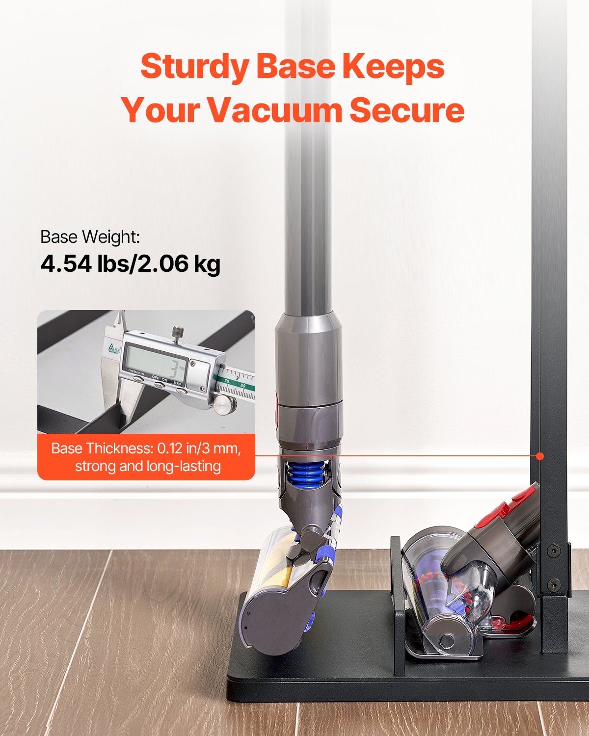 Vacuum Stand, Compatible With Dyson V6 V7 V8 V10 V11 V15, Stable Vacuum Stand Holder with Wheels for Dyson DC30 DC31 DC34 DC35 DC58 DC59 DC62 D74 Cordless Upright Vacuum Cleaners & Accessories