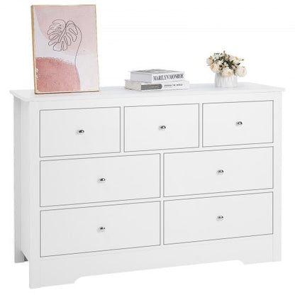 Chest of drawers with 7 drawers in wood, pull-out and anti-tip | EU