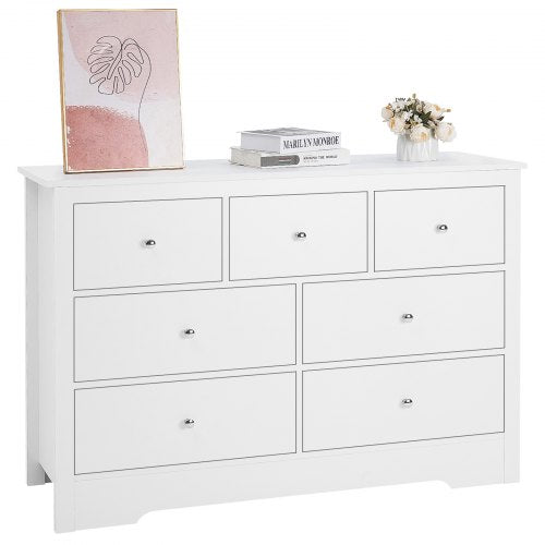 Chest of drawers with 7 drawers in wood, pull-out and anti-tip | EU
