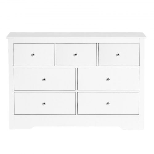 Chest of drawers with 7 drawers in wood, pull-out and anti-tip | EU