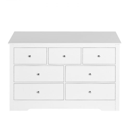 Chest of drawers with 7 drawers in wood, pull-out and anti-tip | EU