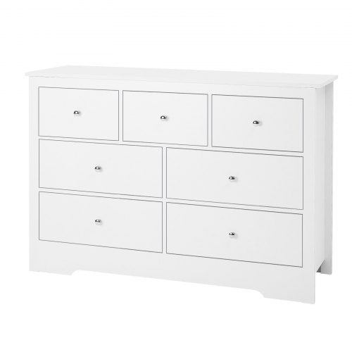 Chest of drawers with 7 drawers in wood, pull-out and anti-tip | EU