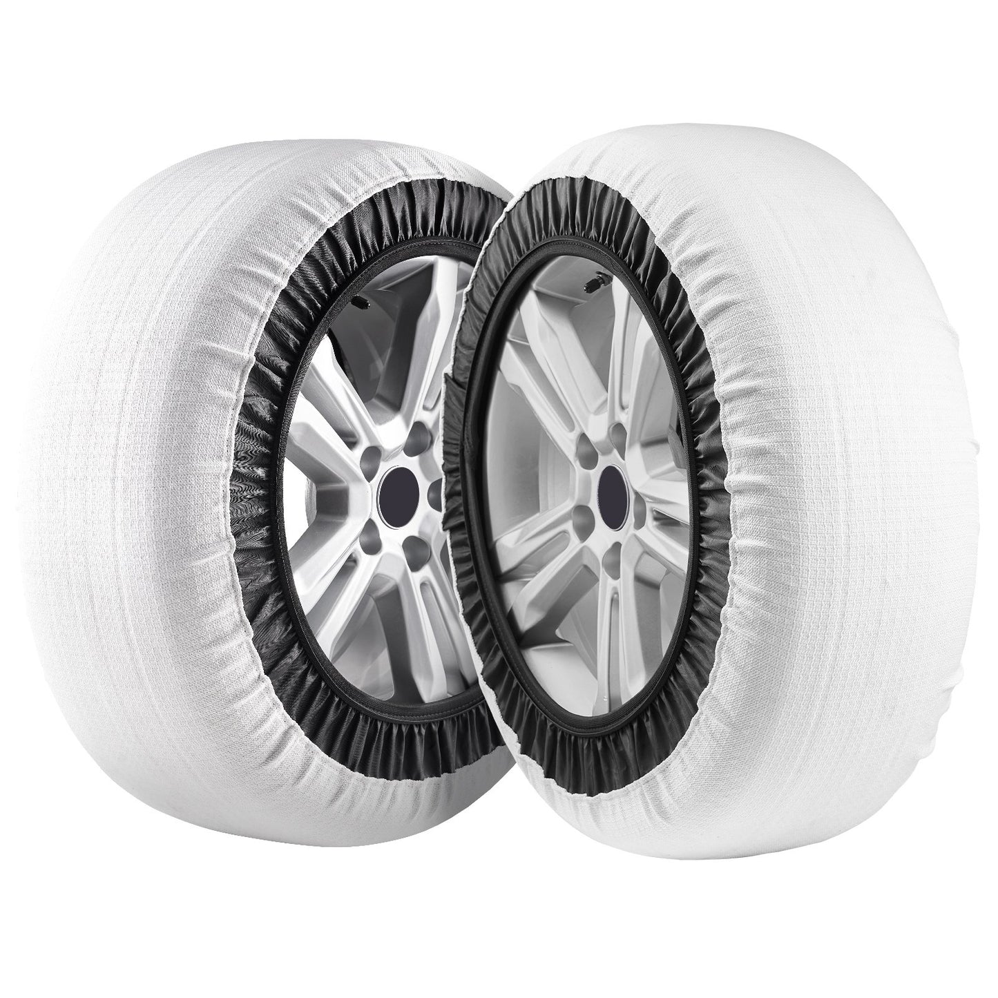 2PCS Verdickte Schneesocken für Reifen Schneetraktion Reifenschutz-Groß