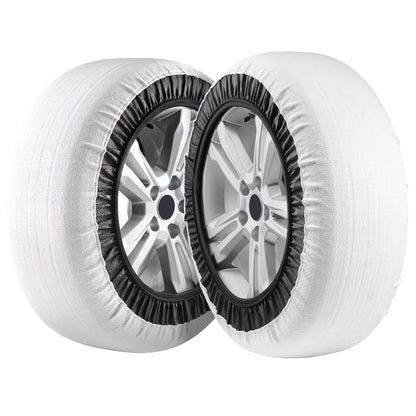 2PCS Verdickte Schneesocken für Reifen Schneetraktion Reifenschutz-Groß