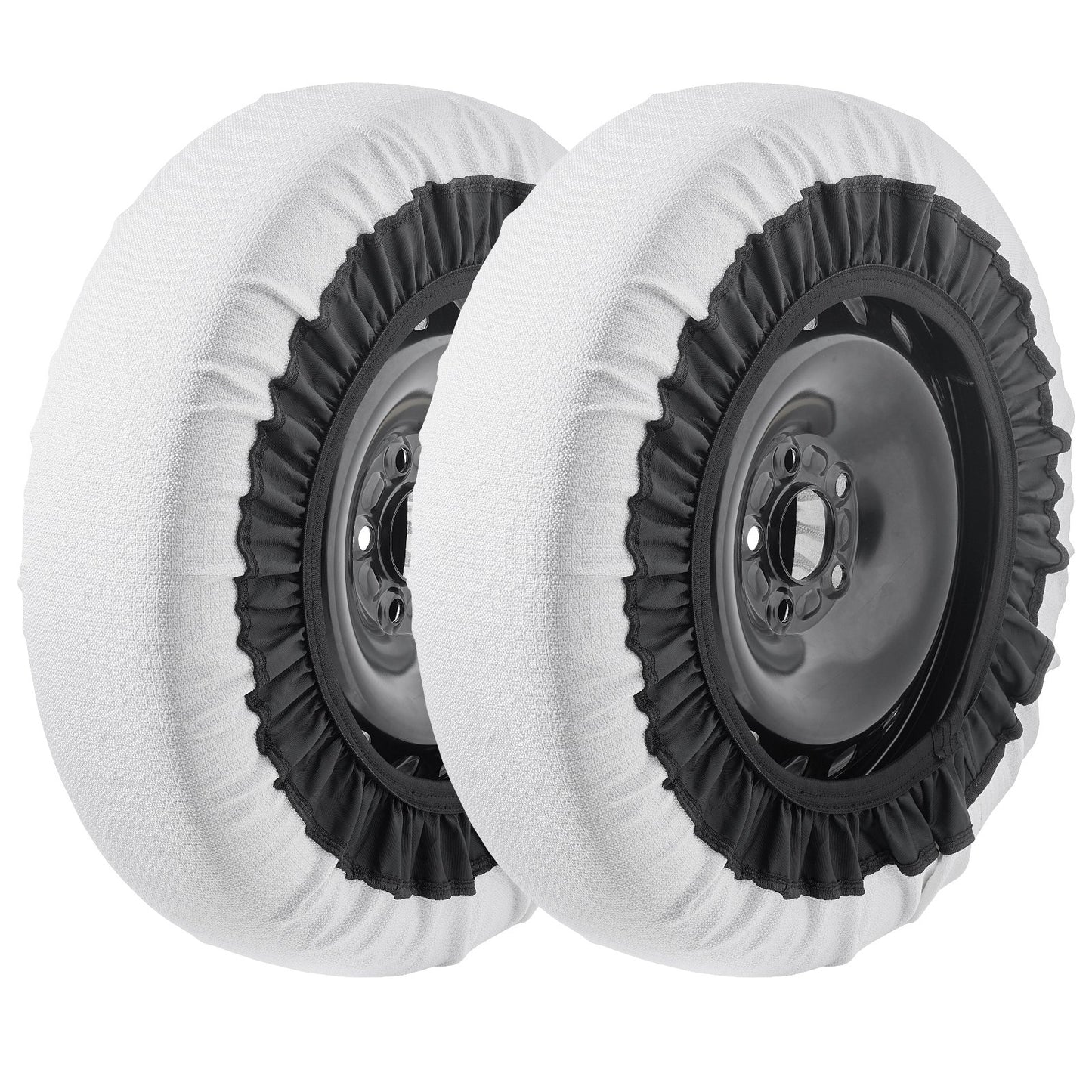 2PCS Verdickte Schneesocken für Reifen Schneetraktion Reifenschutz-Mittel