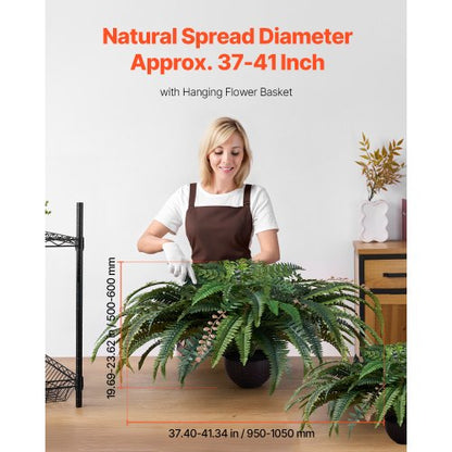 Konstgjord Bostonormbunke Stor Plastormbunke 80 Grenar Inomhus Utomhusdekoration |  EU