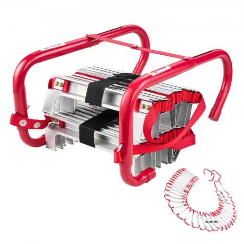 Fire escape ladder 5-6 floors 50FT retractable emergency safety ladder | EU