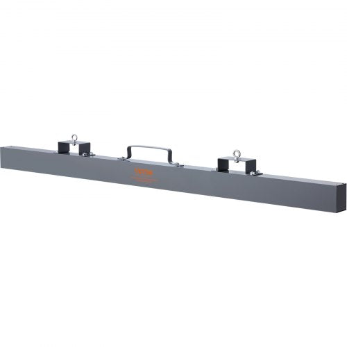 105lbs Hanging Magnetic Sweeper Pickup Tool, Nail Hang-Type Magnetic Forklift Sweeper, Industrial Grade Magnets Steel Material Hunting Accessories for Picking Up Bolts Nails Iron Chips Metals