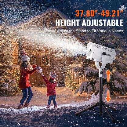 Snow Machine 1200W Snow Making Machine with Height Adjustable Stand