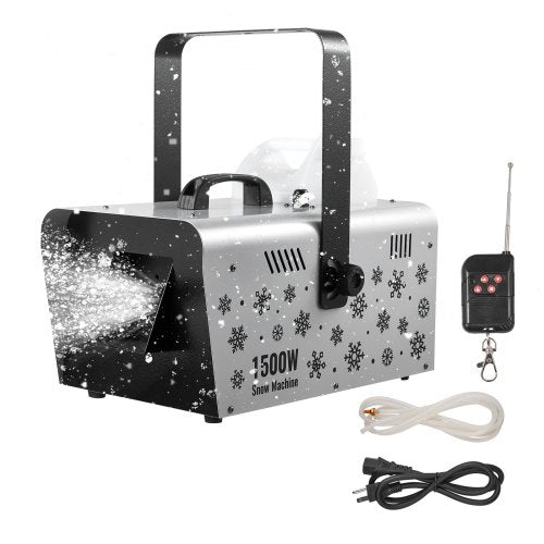 Snow Machine, 1500W Handheld/Hanging Snow Maker By Wireless Remote Control, Portable Snowmaking Machine, High Output Snowflake Maker with 5L Tank for Christmas Party Wedding Stage Effects
