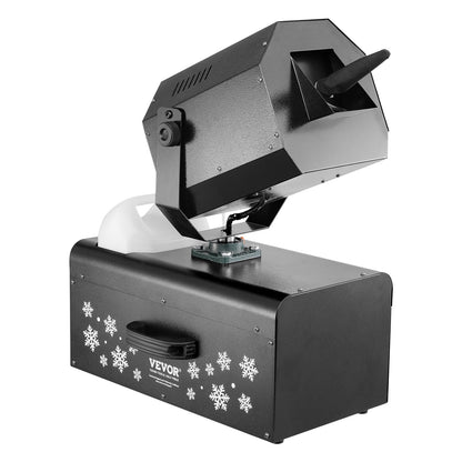 Snow Machine 2000W trådlös fjärrkontroll Swing Snow Making Machine för semester
