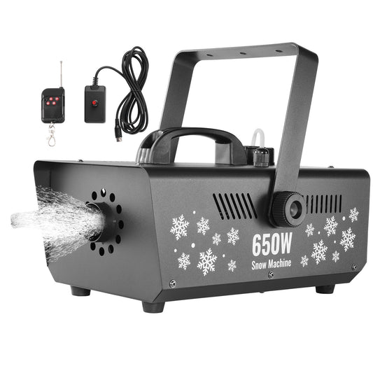Snow Machine 650W Handhållen hängande snömaskin för semester