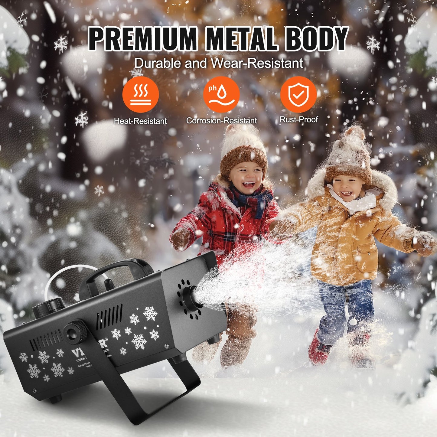 Snow Machine 650W Handheld Hanging Snow Making Machine for Holidays