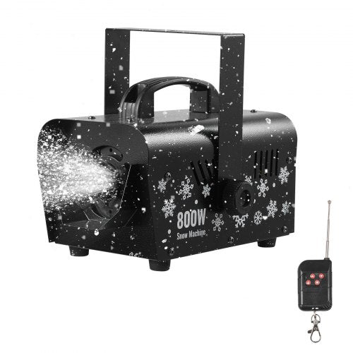 Snow Machine, 800W Handheld/Hanging Snow Maker, Portable Wireless Remote Snowmaking machine with 1L Tank & Handle, Outdoor & Indoor Snowflake Maker for Christmas Party Stage Effect