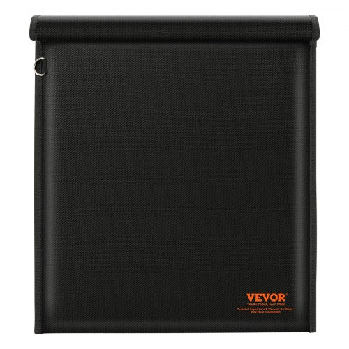 Faraday Bag, Faraday Pouch Set for Laptop (16.9 x 15"), Fireproof & Waterproof Faraday Signal Blocking Holder for Car Keys, Phones & Tablets, Anti-Theft Pouch & Anti-Hacking Case Blocker, Black