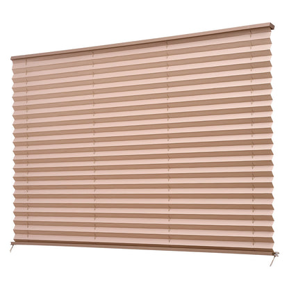 RV Blinds, 62 in x 32 in, RV Pleated Shades, Polyester Fabric, Easy to Clean and Install, Privacy Protection and Sunlight Blocking, for Camper, Travel Trailer, Motorhome Window, Cappuccino