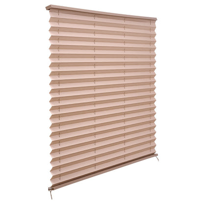 RV Blinds, 62 in x 32 in, RV Pleated Shades, Polyester Fabric, Easy to Clean and Install, Privacy Protection and Sunlight Blocking, for Camper, Travel Trailer, Motorhome Window, Cappuccino