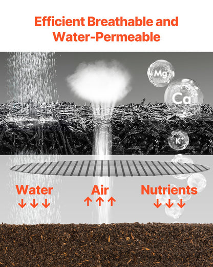 4 Rollen Gummimulchrolle für die Landschaftsgestaltung, 120 x 4,5 Zoll Gummimulchmatte