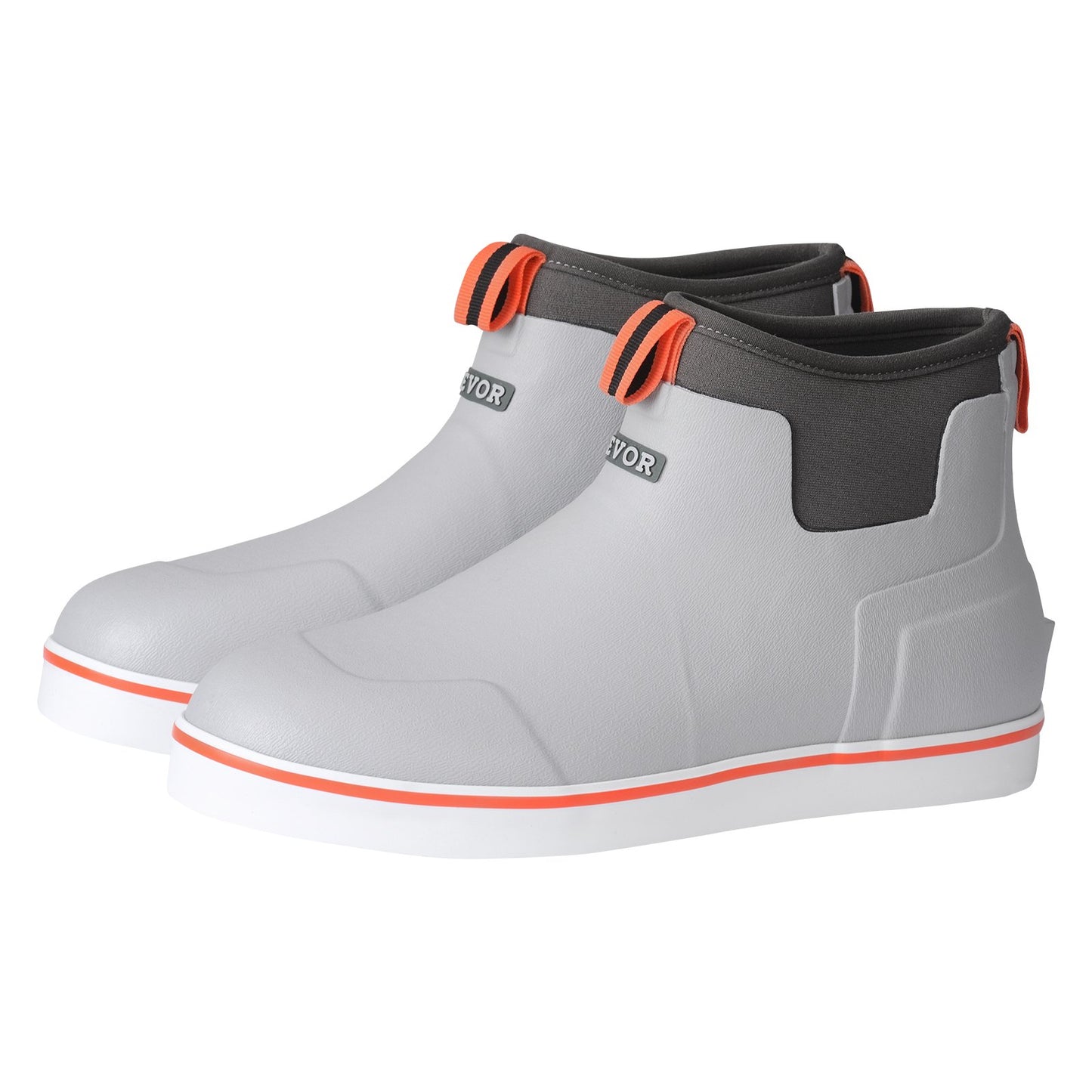 Ankeldäcksstövlar för män Vattentäta halkfria arbetsregnstövlar storlek 12 US