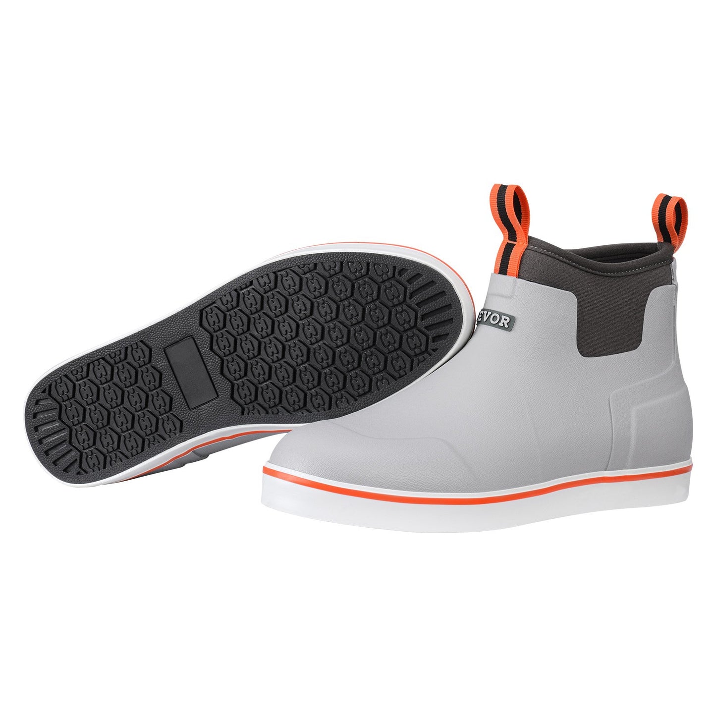 Ankel Deck Boots för män Vattentäta halkskyddade arbetsregnstövlar storlek 11 US