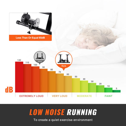 Bike Trainer Stand, magnetischer stationärer Fahrradständer für 26"-29" Räder, geräuschreduzierender Schwungradmotor, sicheres Radfahren für Indoor-Training, mit Schnellspannhebel und Vorderraderhöhung