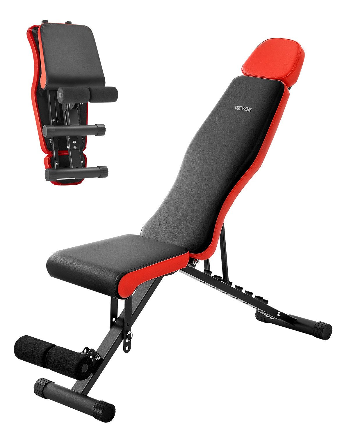 Weight Bench Sit Up Bench Home Gym Strength Training Adjustable Foldable