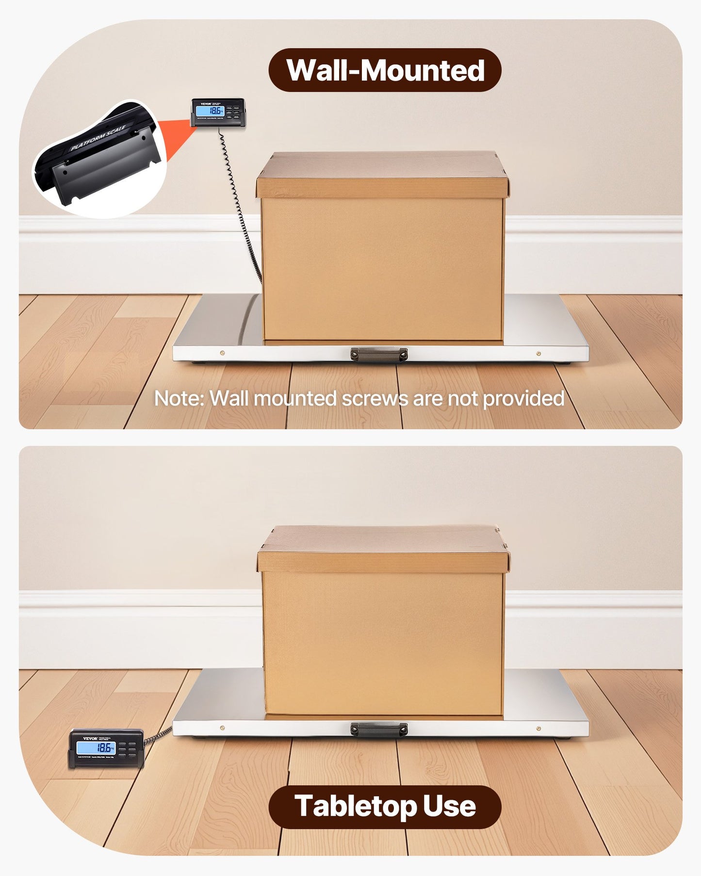 1100Lbs x 0.2Lbs Digital Livestock Scale Large Pet Vet Scale Stainless Steel Platform Electronic Postal Shipping Scale Heavy Duty Large Dog Hog Sheep Goat Pig Sheep Scale