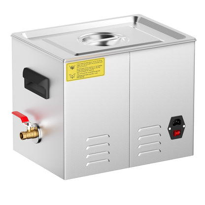 10L Ultrasonic Cleaner with Heating Timer and Digital Sound Machine