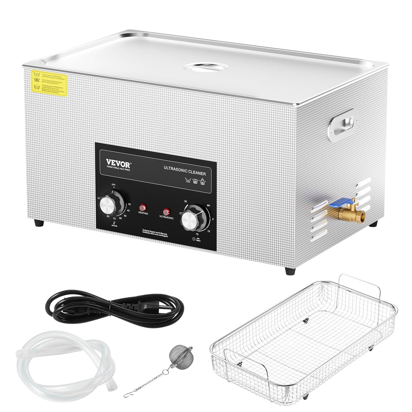 22L Ultrasonic Cleaner with Heating Timer and Digital Sound Machine