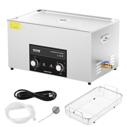 22L Ultrasonic Cleaner with Heating Timer and Digital Sound Machine