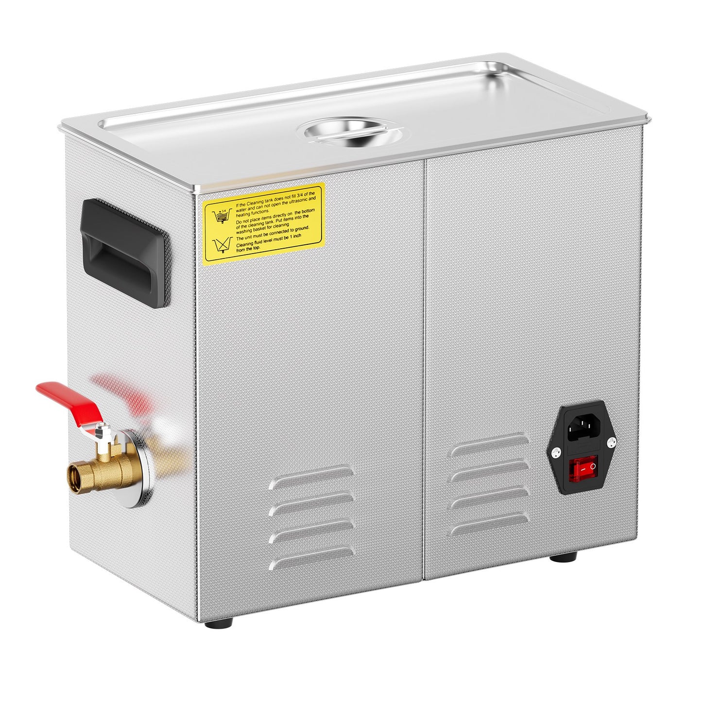 6L Ultrasonic Cleaner with Heat Timer &amp; Basket Digital Sonic Machine