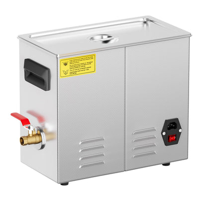 6L Ultrasonic Cleaner with Heat Timer &amp; Basket Digital Sonic Machine