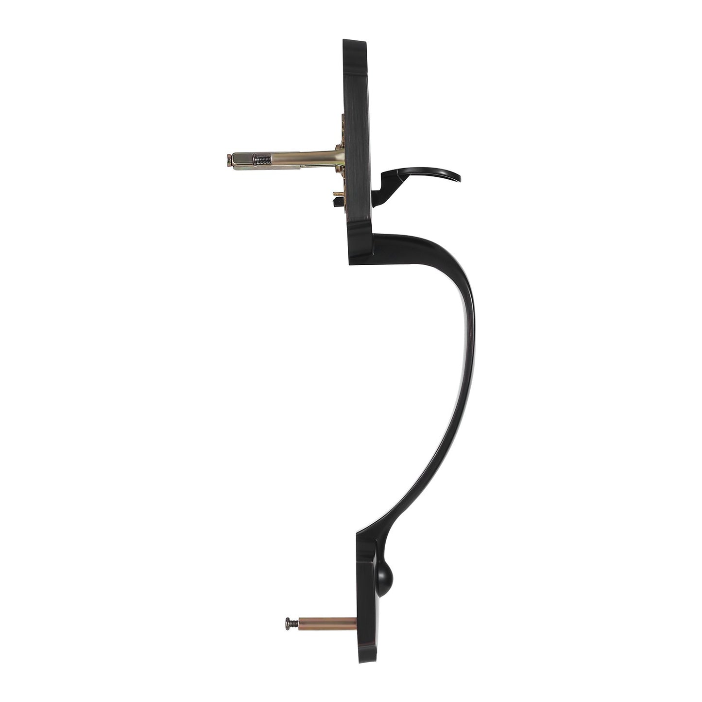 Framdörrhandtag och låssats, antik koppar framdörrlåssats med invändig knopp, justerbart hålavstånd encylindrigt handtag, för höger- och vänsterhänt entré och framdörr