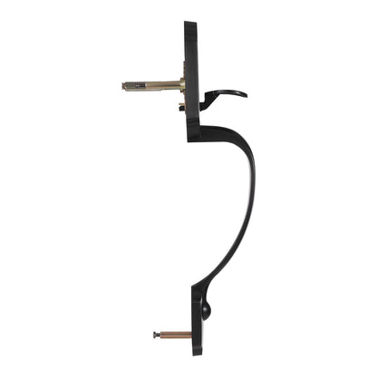 Framdörrhandtag och låssats, antik koppar framdörrlåssats med invändig knopp, justerbart hålavstånd encylindrigt handtag, för höger- och vänsterhänt entré och framdörr