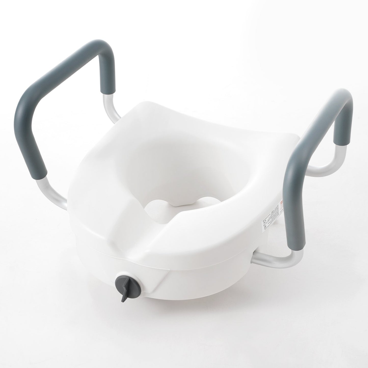 Raised toilet seat 5" height 350 lbs for round and elongated toilet