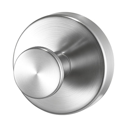 Suction Cup Hooks for Shower, 2-Pack No Drill Stainless Steel Hooks, Suction Cup Shower Towel Hanging Hook, for Bathroom Wall, Kitchen, Glass, Mirror and Tile to Hang Towels, Robes & Loofah