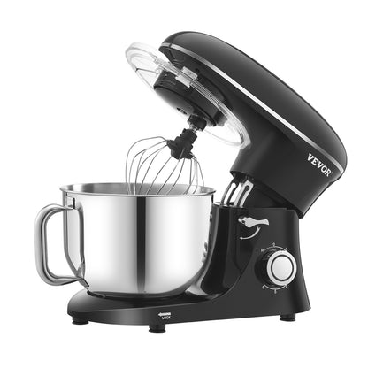 Stand Mixer 6 Quarts Electric Dough Mixer 1400W 6 + P Speeds Food Whisk