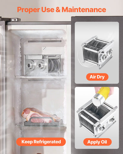 Meat slicer blade 7 mm stainless steel for SJY-DQ90 Meat slicer