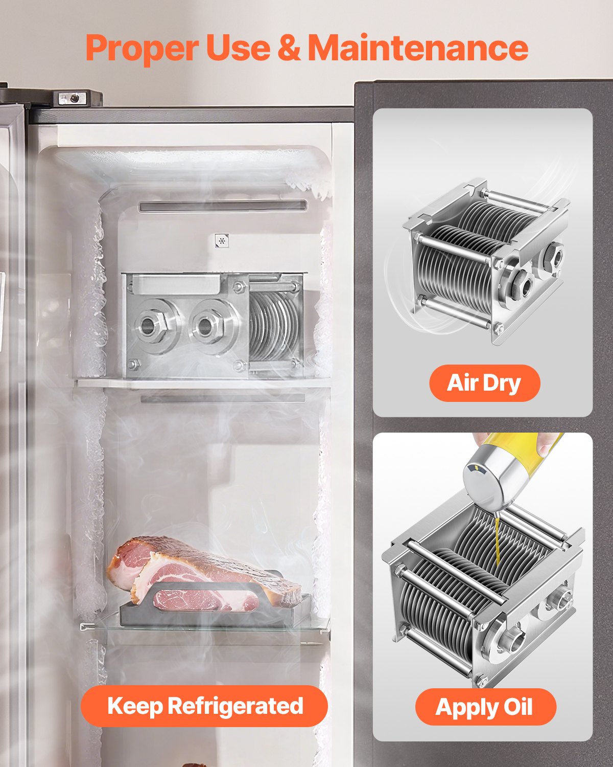 Meat slicer blade 5 mm stainless steel for SJY-DQ90 Meat slicer