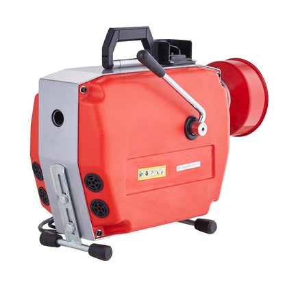 Sewer Cleaning Machine 120FT x 7/8" 420W Sewer Snake Auger Manual Feed
