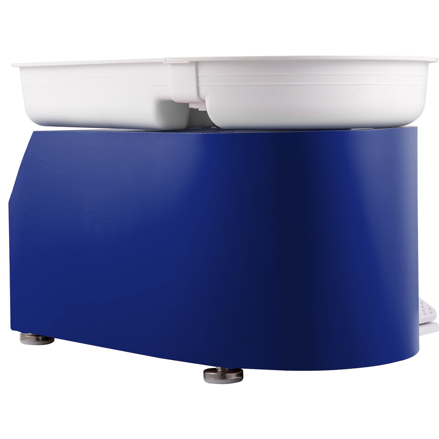 Keramikhjul 11in 0-300 rpm Keramiskt hjul, 350W justerbar hastighetsformningsmaskin med skulpteringsverktyg och förkläde, avtagbar bassängfotpedalkontroll för konsthantverk och hemma DIY Blue