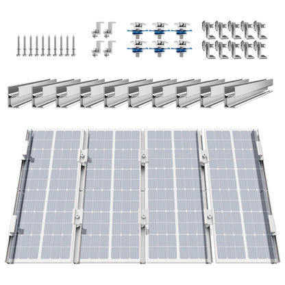 Solarmodul-Montagehalterungen Solarmodul-Montagesatz für verschiedene Dächer