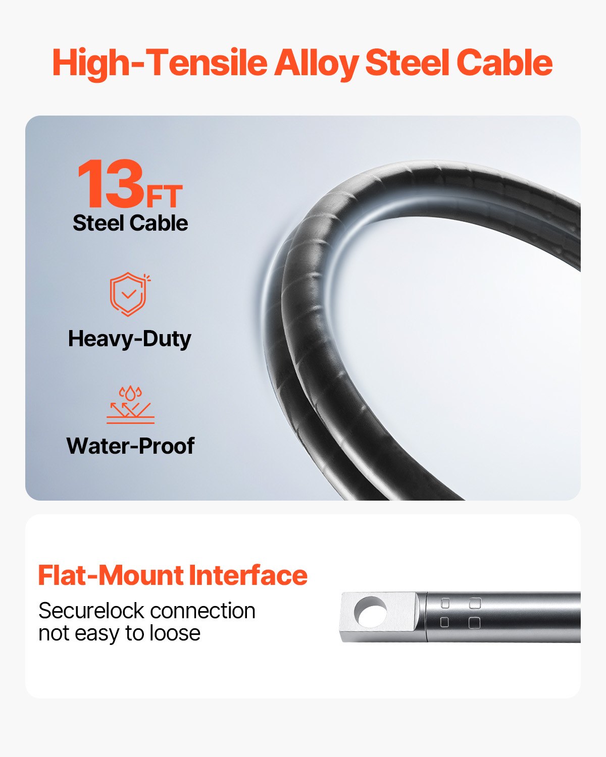 Outboard Steering System 13\' Outboard Rotary Steering System 13 Feet Boat Steering Cable with 13\" Wheel Durable Marine Steering System