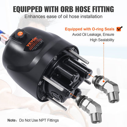 Helm 1.4 Hydraulic Outboard Steering Pump HH4314-3