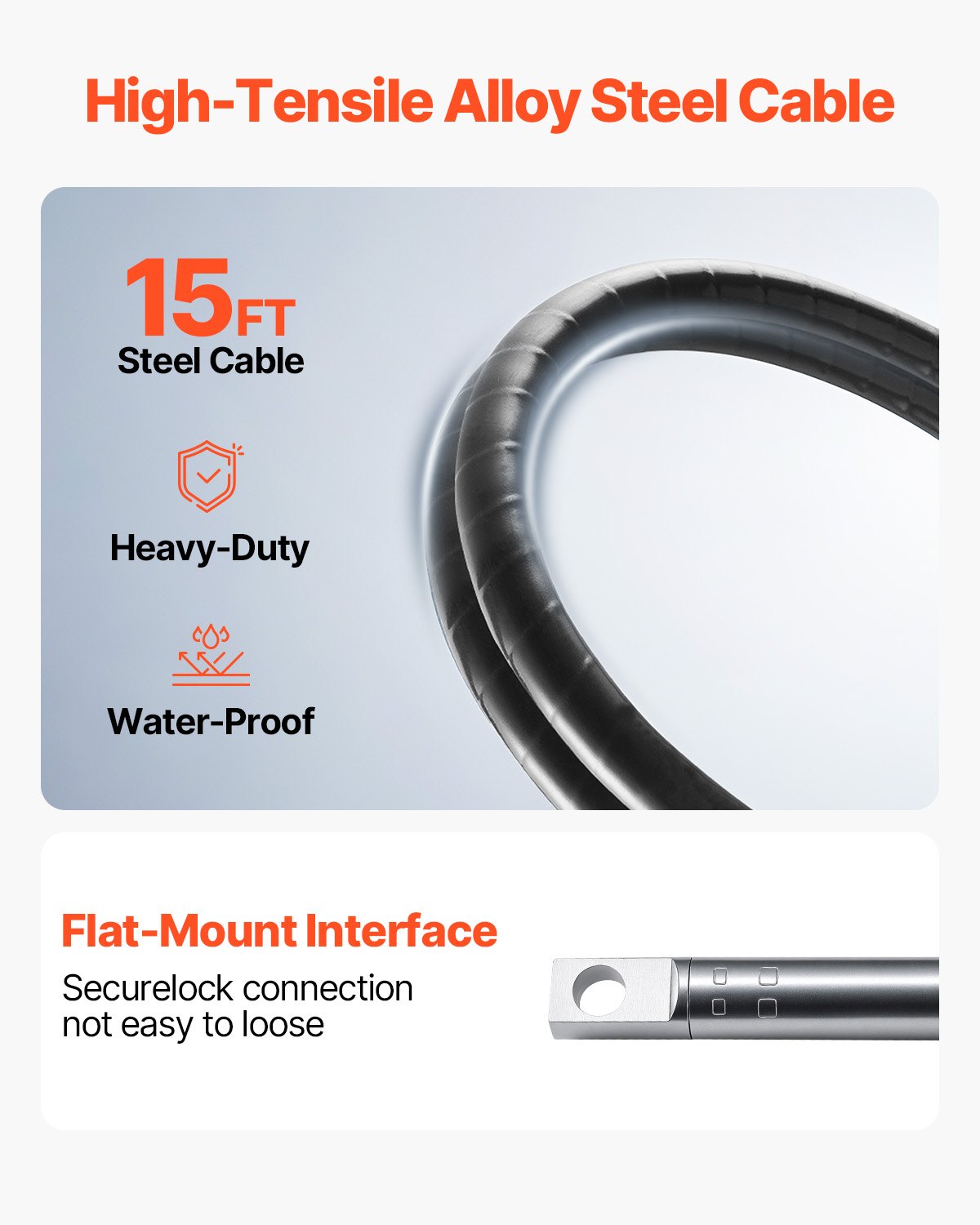 Outboard Steering System SS13715 Safe-T Quick Connect Rotary Steering System 15' Steering Cable With 13" Wheel Durable Marine Steering System