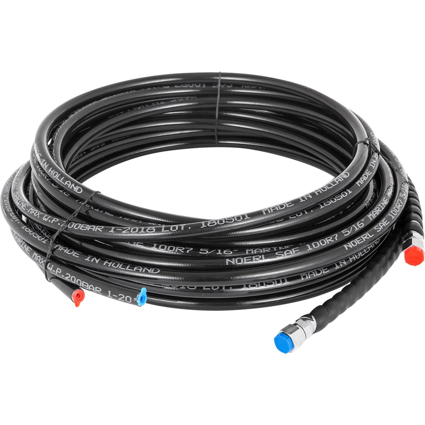 Hydraulic Steering Kit, 300HP Hydraulic Steering Compact Cylinder, Hydraulic Outboard Steering Kit with Helm Pump for Boat Marine Steering System