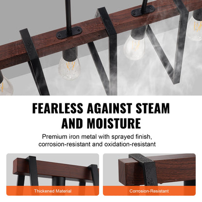 4-Licht Küche Insel Pendelleuchten 60W verstellbar Esszimmer Lampe E27