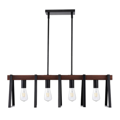 4-Licht Küche Insel Pendelleuchten 60W verstellbar Esszimmer Lampe E27