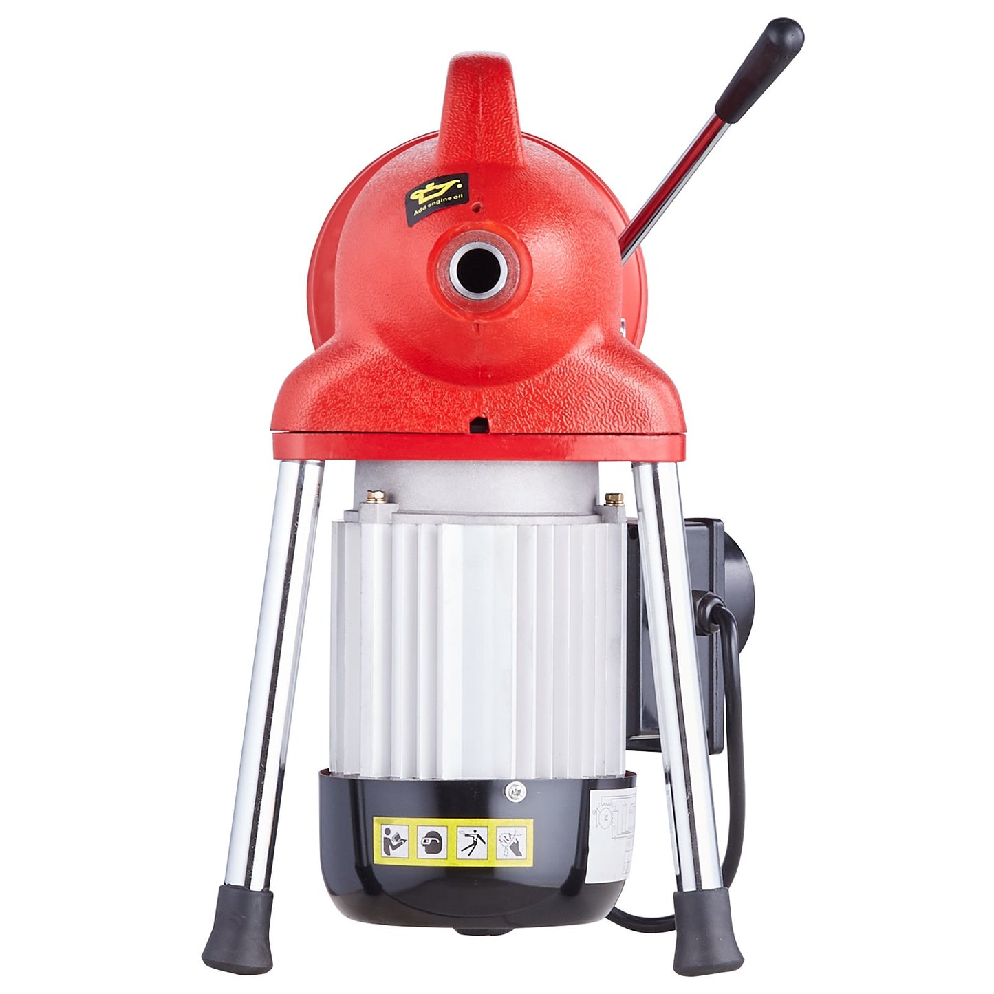 Sewer Cleaning Machine 120FT x 5/8In 370W Sectional Worm Auger Manual Feed